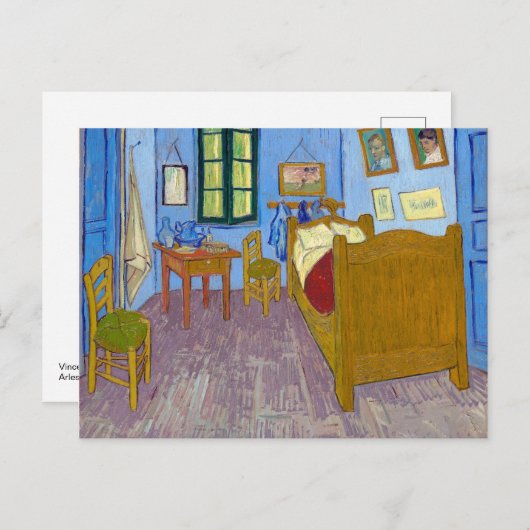Vincent's Slaapkamer in Arles | Van Gogh | Briefkaart (Voorkant / Achterkant)