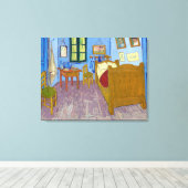 Vincent's Slaapkamer in Arles | Van Gogh | Canvas Afdruk (Insitu (Houten vloer))