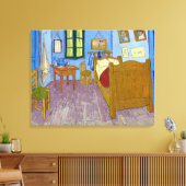 Vincent's Slaapkamer in Arles | Van Gogh | Canvas Afdruk (Insitu (Woonkamer))