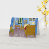 Vincent's Slaapkamer in Arles | Van Gogh | Kaart (Gele Bloem)