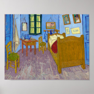 Vincent's slaapkamer in Arles Van Gogh Poster