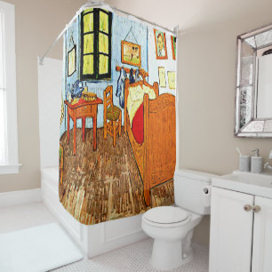 Vincent's slaapkamer van Van Gogh Shower Curtain Douchegordijn