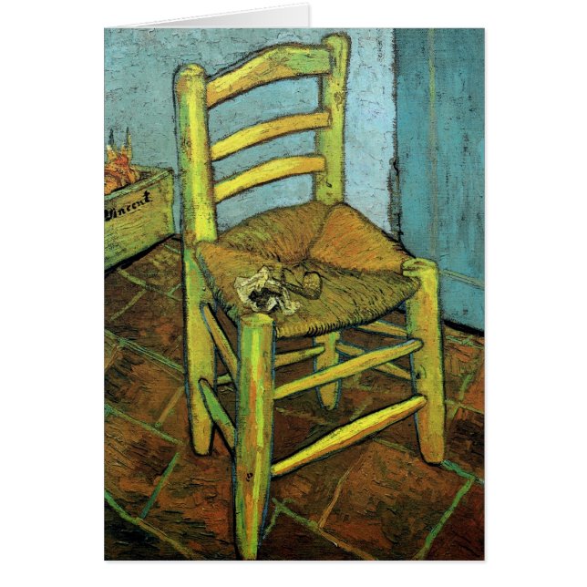 Vincent's stoel en Zijne Pipe Van Gogh Fine Art (Voorkant)