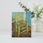 Vincent's stoel en Zijne Pipe Van Gogh Fine Art Briefkaart (Staand voorkant)
