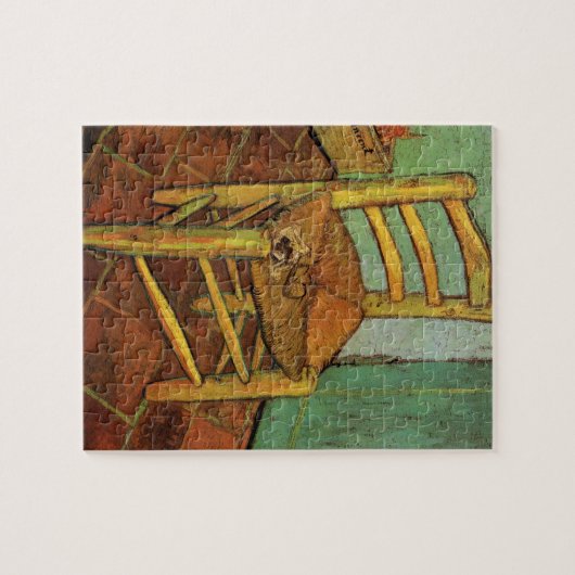 Vincent's stoel met zijn pijp van Vincent van Gogh Legpuzzel (Horizontaal)