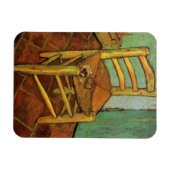 Vincent's stoel met zijn pijp van Vincent van Gogh Magneet (Horizontaal)