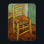 Vincent's stoel met zijn pijp van Vincent van Gogh Magneet<br><div class="desc">Vincent's stoel met Zijne Pipe van Vincent van Gogh is een kunstpost van impressionisme, maar het is nog steeds een schilderij met van Gogh's houten stoel met een teenwilderstoel, zijn tabak en pijp bij zijn huis in Arles, Frankrijk (het Gele Huis). Over de kunstenaar: Vincent Willem van Gogh was een...</div>