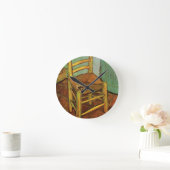 Vincent's stoel met zijn pijp van Vincent van Gogh Ronde Klok (Huis)