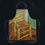 Vincent's stoel met zijn pijp van Vincent van Gogh Schort<br><div class="desc">Vincent's stoel met Zijne Pipe van Vincent van Gogh is een kunstpost van impressionisme, maar het is nog steeds een schilderij met van Gogh's houten stoel met een teenwilderstoel, zijn tabak en pijp bij zijn huis in Arles, Frankrijk (het Gele Huis). Over de kunstenaar: Vincent Willem van Gogh was een...</div>