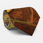 Vincent's stoel met zijn pijp van Vincent van Gogh Stropdas (Opgerold)