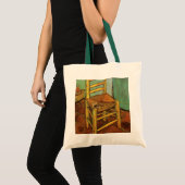 Vincent's stoel met zijn pijp van Vincent van Gogh Tote Bag (Voorkant (product))
