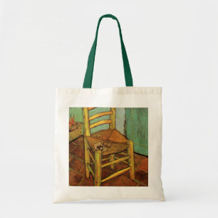 Vincent's stoel met zijn pijp van Vincent van Gogh Tote Bag