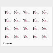 vincenzocouture.com ronde sticker (Vel)