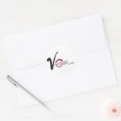 vincenzocouture.com ronde sticker (Envelop)