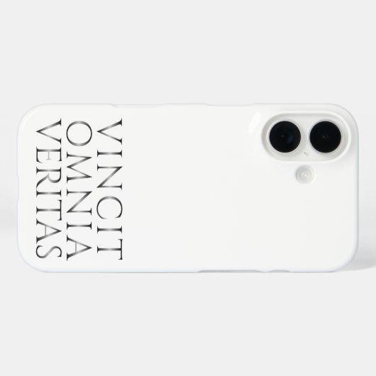 VINCIT OMNIA VERITAS Case-Mate iPhone CASE (Achterkant (horizontaal))