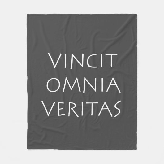 Vincit omnia veritas fleece deken (Voorkant)