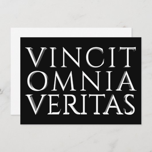 VINCIT OMNIA VERITAS - Licht (Voorkant / Achterkant)