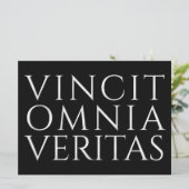 VINCIT OMNIA VERITAS - Licht (Staand voorkant)