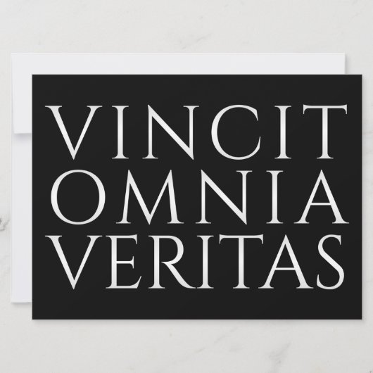 VINCIT OMNIA VERITAS - Licht (Voorkant)
