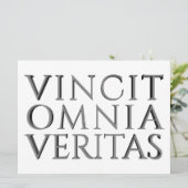 VINCIT OMNIA VERITAS - Licht (Staand voorkant)