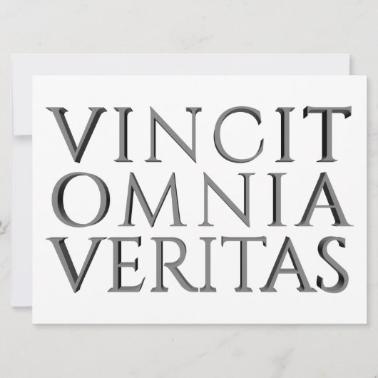 VINCIT OMNIA VERITAS - Licht (Voorkant)
