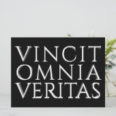 VINCIT OMNIA VERITAS - Licht (Staand voorkant)