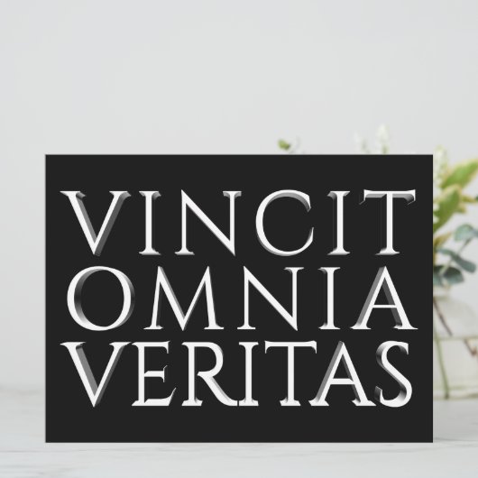 VINCIT OMNIA VERITAS - Licht (Staand voorkant)