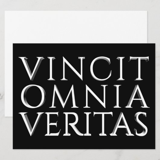 VINCIT OMNIA VERITAS - Licht (Voorkant / Achterkant)