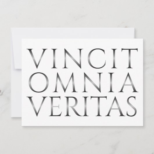 VINCIT OMNIA VERITAS - Licht (Voorkant)