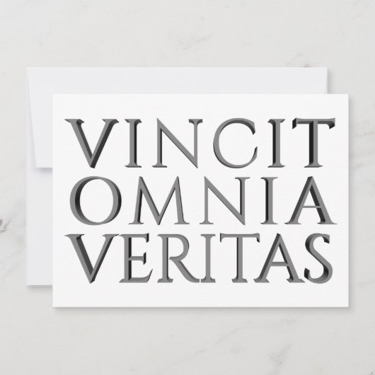 VINCIT OMNIA VERITAS - Licht (Voorkant)
