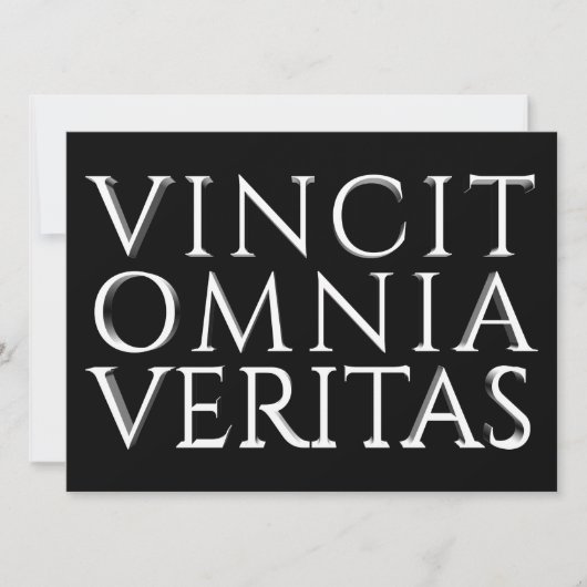 VINCIT OMNIA VERITAS - Licht (Voorkant)