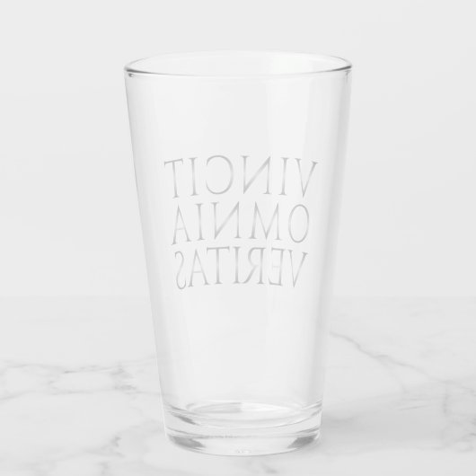 VINCIT OMNIA VERITAS - Licht Glas (Achterkant)