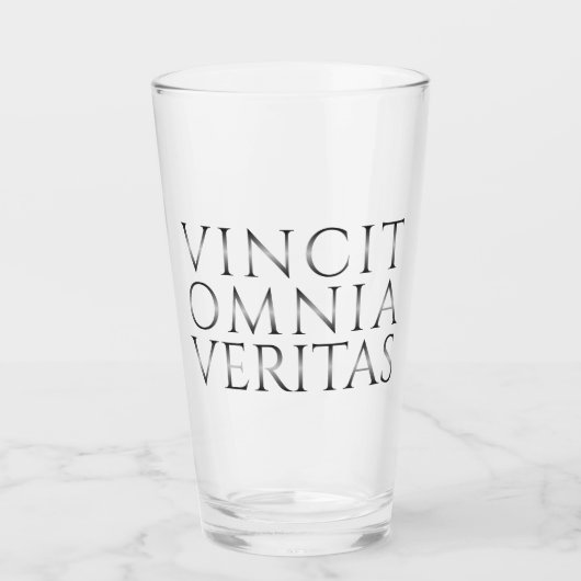 VINCIT OMNIA VERITAS - Licht Glas (Voorkant)
