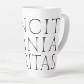 VINCIT OMNIA VERITAS - Licht Latte Mok (Rechterhoek)