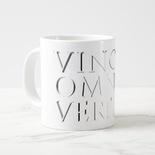 VINCIT OMNIA VERITAS - Licht Reuzen Koffiemok Grote Koffiekop