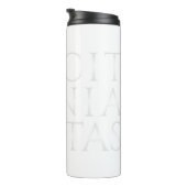 VINCIT OMNIA VERITAS - Licht Thermisch Bekerglas Thermosbeker (Geroteerd rechts)