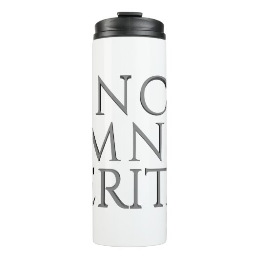 VINCIT OMNIA VERITAS - Licht Thermisch Bekerglas Thermosbeker (Voorkant)