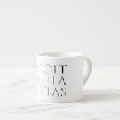 VINCIT OMNIA VERITAS - Light Espresso Cup Kop (Voorkant rechts)