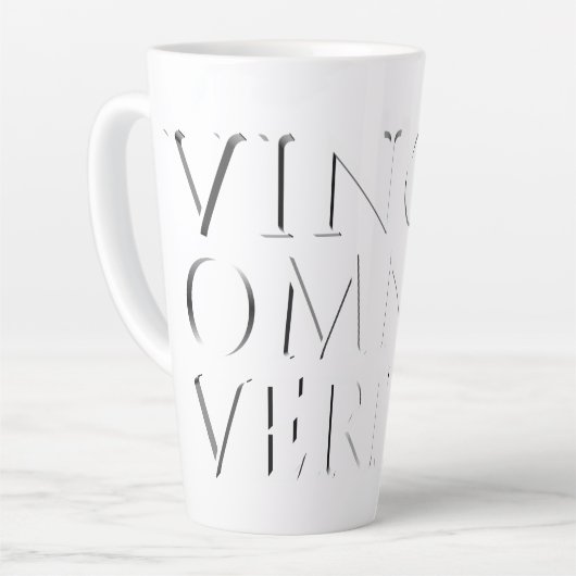 VINCIT OMNIA VERITAS - Light Latte Mok (Linkerhoek)