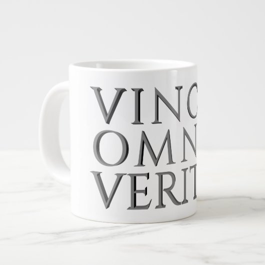 VINCIT OMNIA VERITAS - Mok voor lichte reuzenkoffi (Links)