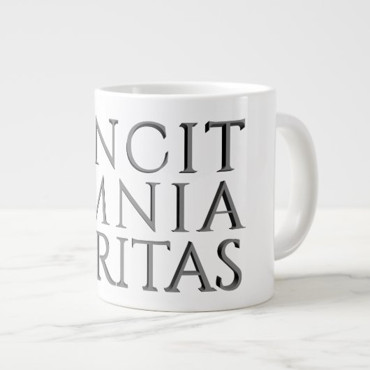 VINCIT OMNIA VERITAS - Mok voor lichte reuzenkoffi (Voorkant rechts)