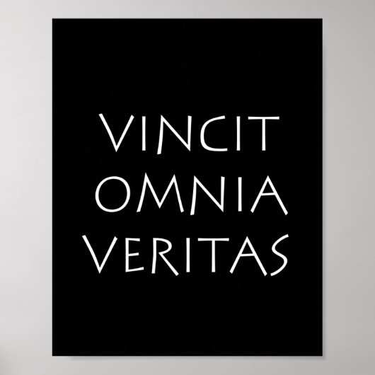 Vincit omnia veritas poster (Voorkant)