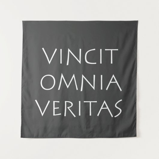 Vincit omnia veritas wandkleed (Voorkant)