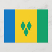 Vincy Vlag, Vlag van Saint Vincent & de Grenadines Briefkaart (Voorkant)