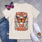 Vind altijd het goede Retro Butterfly Shirt