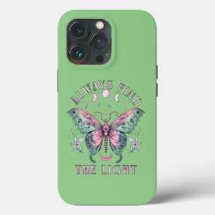 Vind altijd het Licht Mooie kleurrijke vlinder Case-Mate iPhone Case