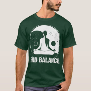 Vind Balance Yin Yang Yoga Motivation T-shirt