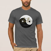 VIND BALANS yin yang Fiets T-shirt (Voorkant)