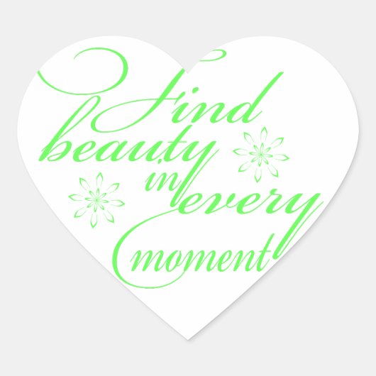 Vind Beauty inspirerend design sticker (Voorkant)