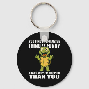 Vind beledigend Vind grappig Volwassen humor citaa Sleutelhanger